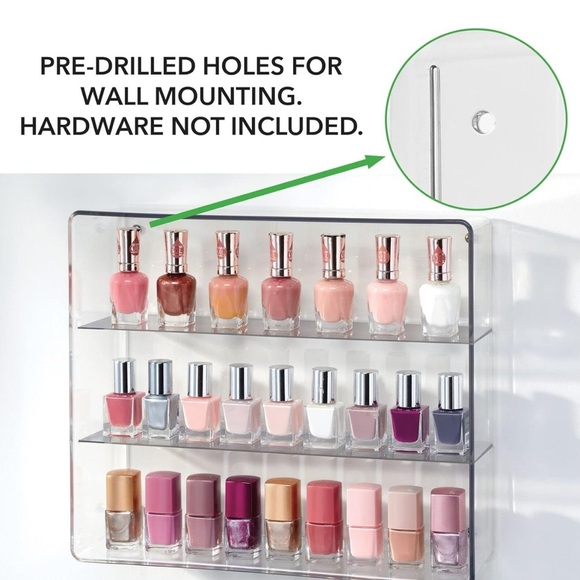 Plastic 3 Compartment Divided Drawer and Closet Storage Organizer - Picture 5 of 7